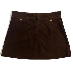 Lilly Pulitzer Brown Corduroy Skirt